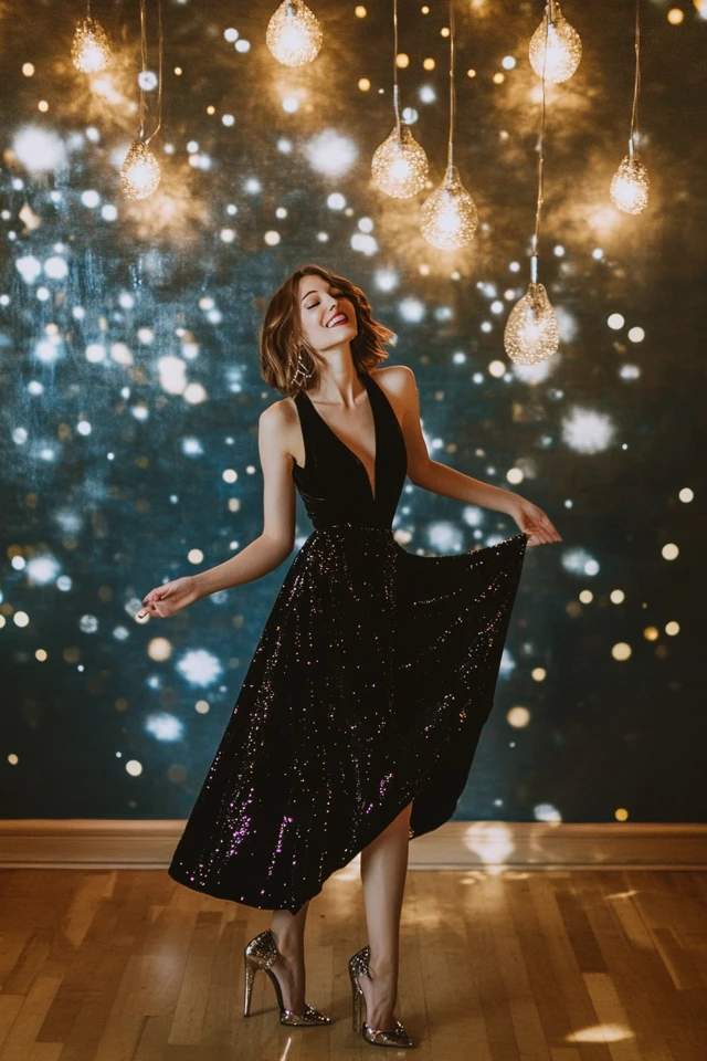 The Best Velvet and Sequins Pairings for Party Dresses - photo 9