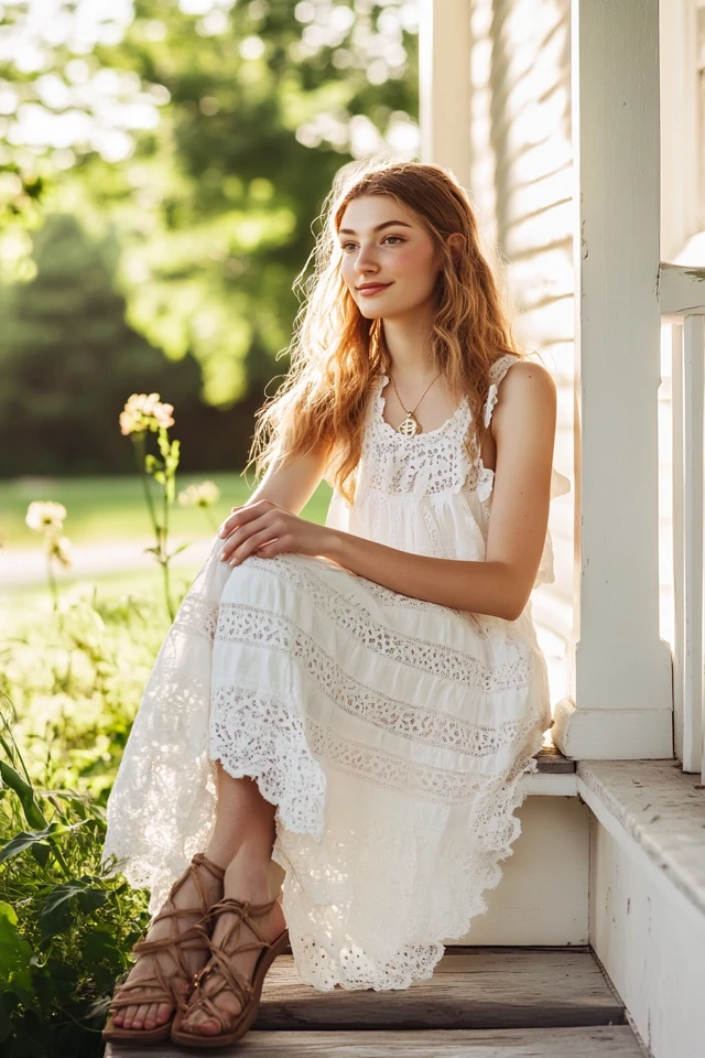 The Timeless Charm of Cotton and Eyelet Fabric Dresses - photo 8