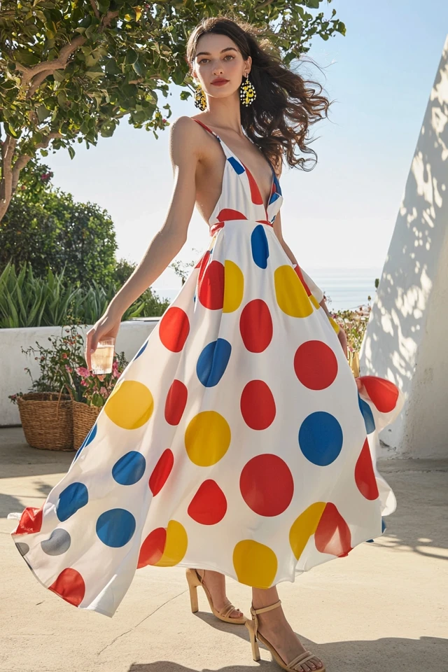 Bold Polka Dots in Summer Party Dresses: Making a Timeless Statement