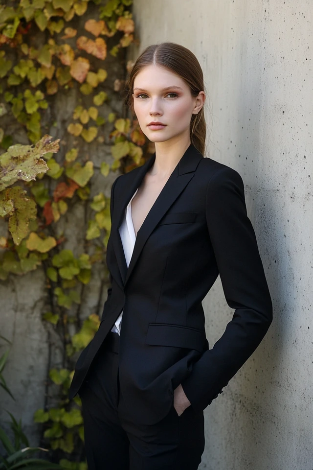 Tailored Black Blazers for Versatile Layering