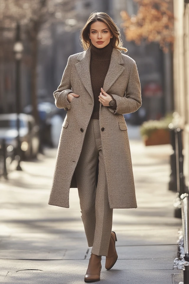 Warm Wool Coats for Winter Sophistication