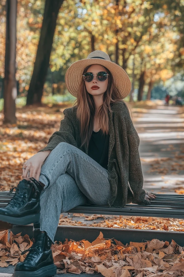 Relaxed Fit Jeans for Cool Yet Sunny Fall Afternoons