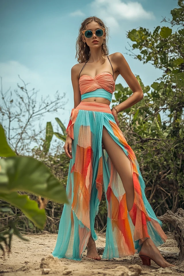 Aqua and Coral Beachwear Color Combinations You’ll Love