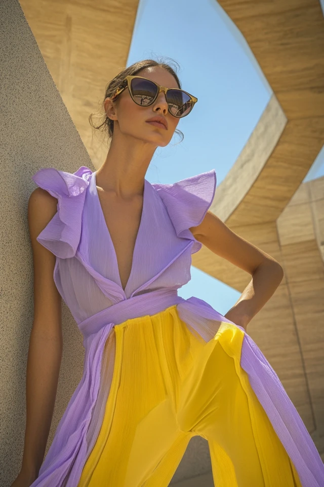 Lavender and Yellow Pairings for Fresh, Bold Looks