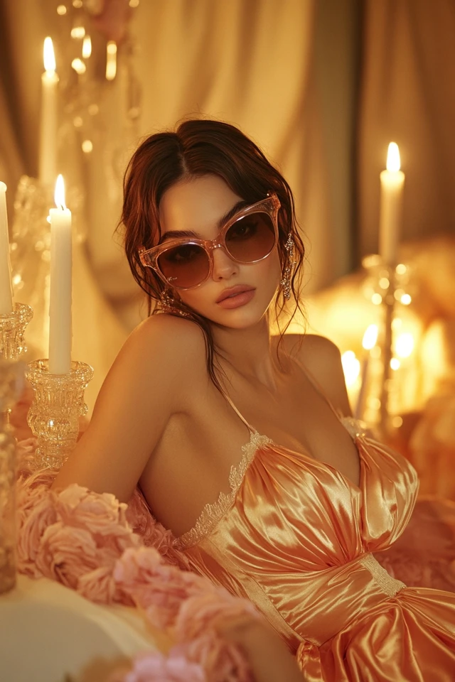 Romantic Satin Dresses for Candlelit Date Nights