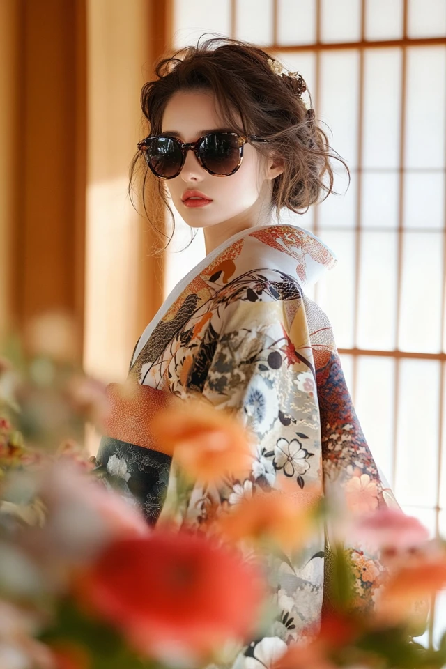 Traditional Kimonos for Japanese Tea Ceremonies