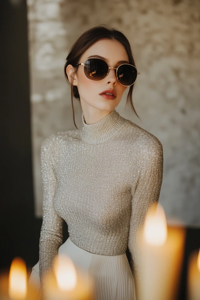 Sparkly Tops and Skirts for Hanukkah Gatherings