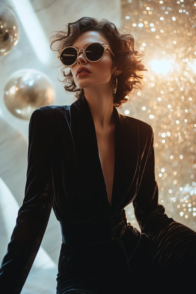 Luxe Velvet Pantsuits for Fall Evening Wear