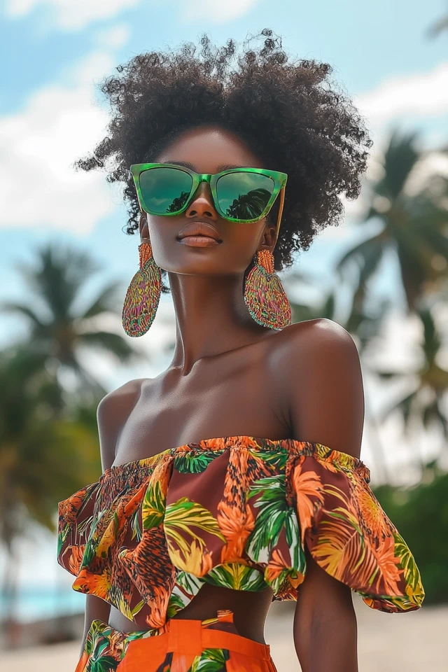 Tropical Accessories for Summer Beach Looks