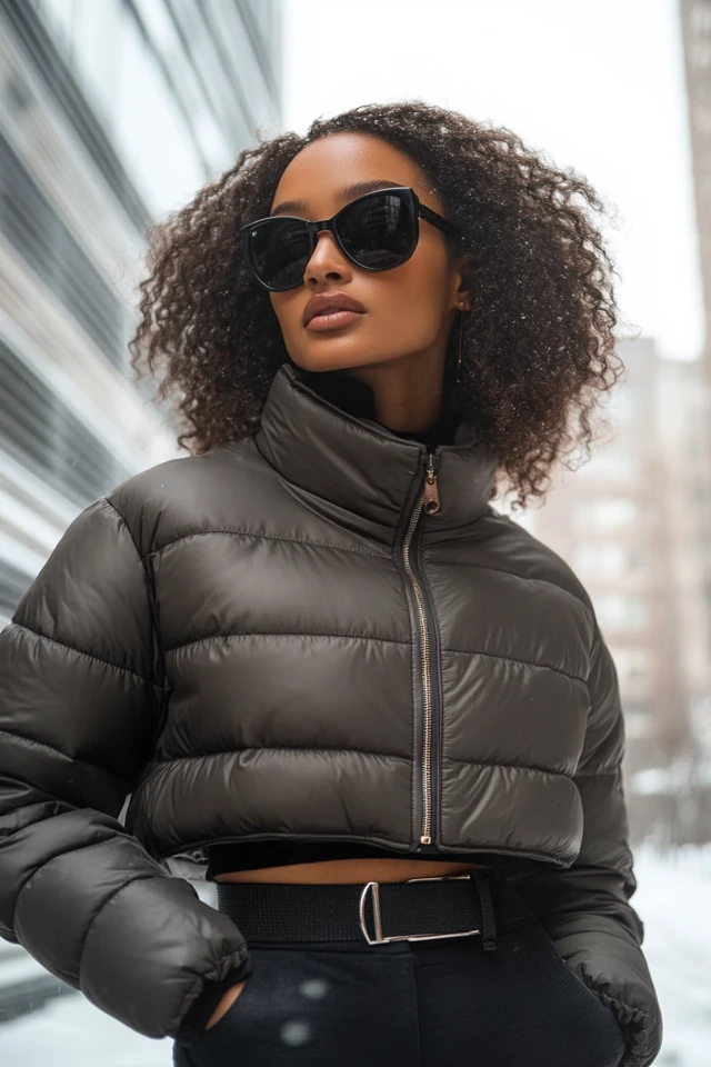 Puffer Jackets with a Twist: Belted and Fitted for Winter