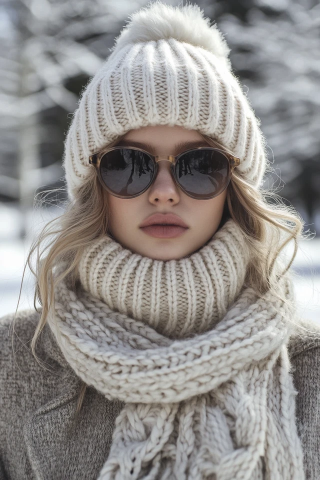 Cable Knit Beanies for Extra Cold Weather Accessories