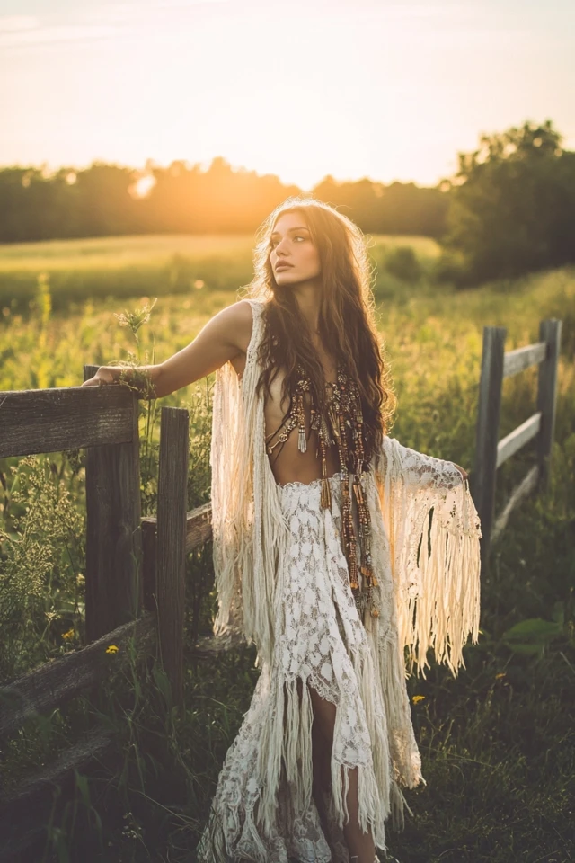 Boho Accessories: How to Style Tassels, Feathers, and Beads - photo 4