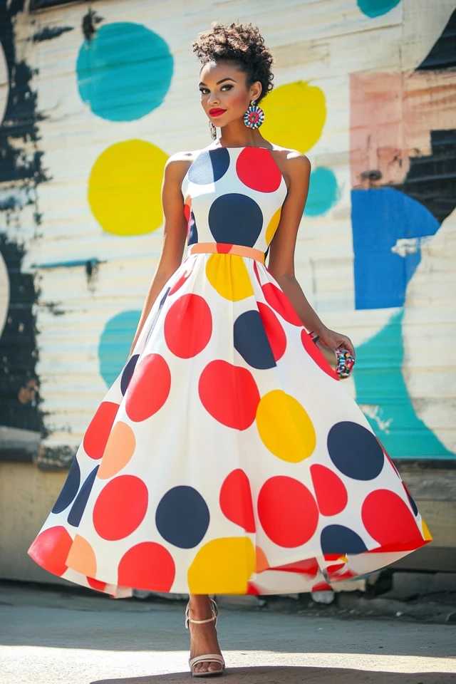 Bold Polka Dots in Summer Party Dresses: Making a Timeless Statement - photo 9