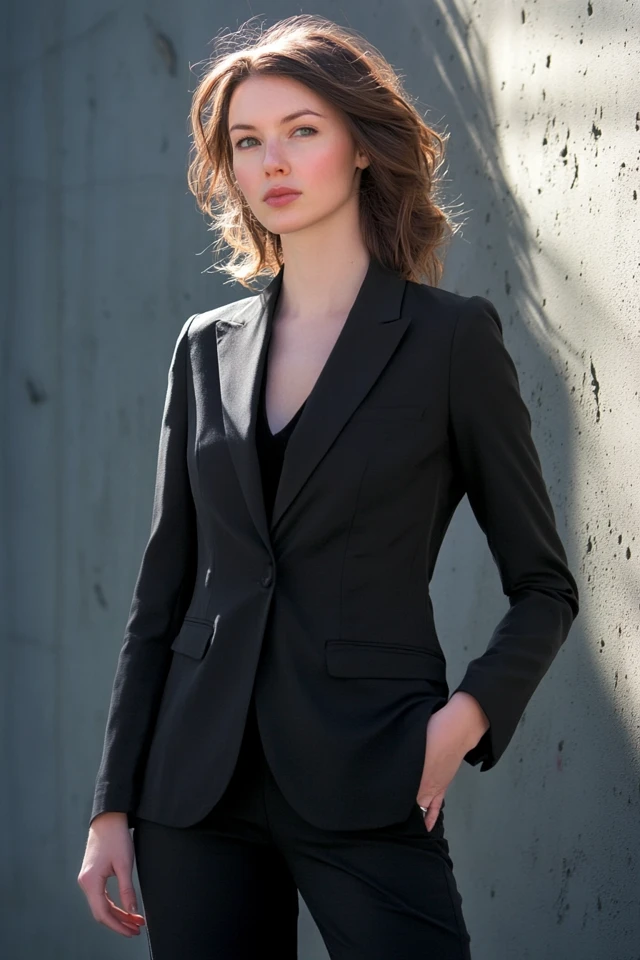 Tailored Black Blazers for Versatile Layering - photo 8