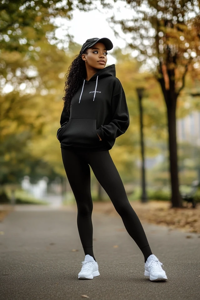 Comfortable Black Leggings for Casual Days - photo 9