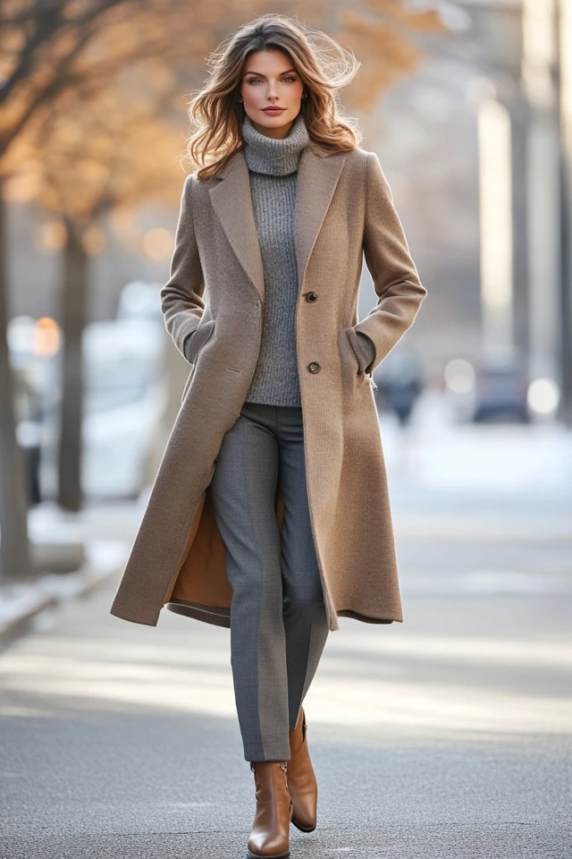 Warm Wool Coats for Winter Sophistication - photo 10