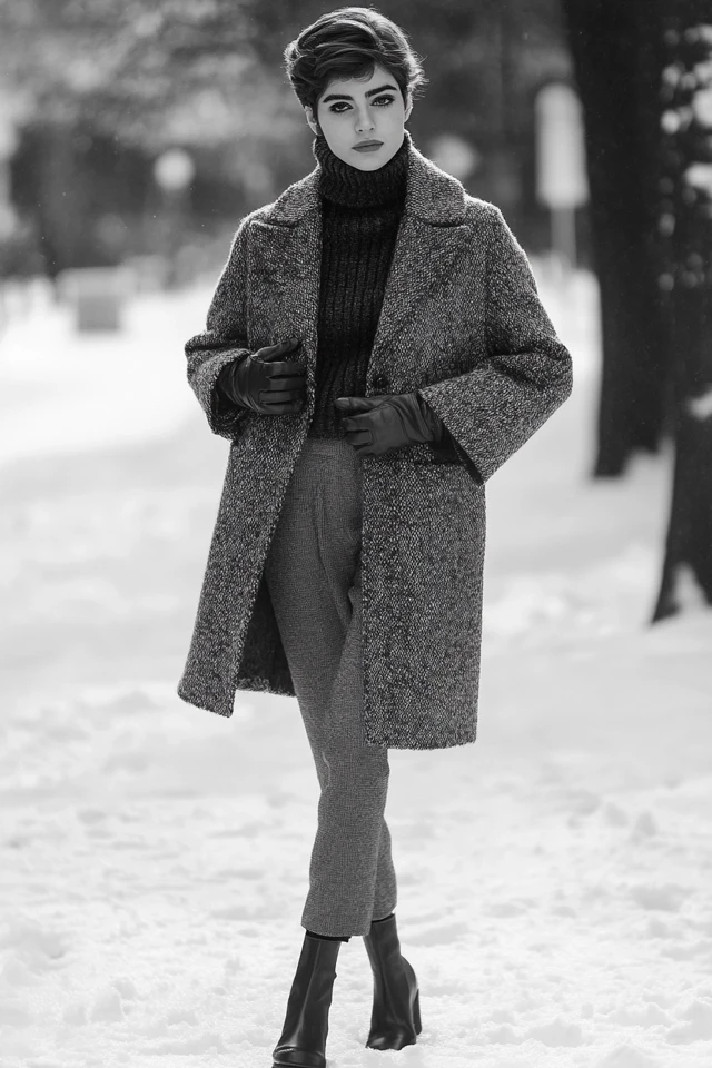 Layered Wool Coats for Frosty Winter Mornings