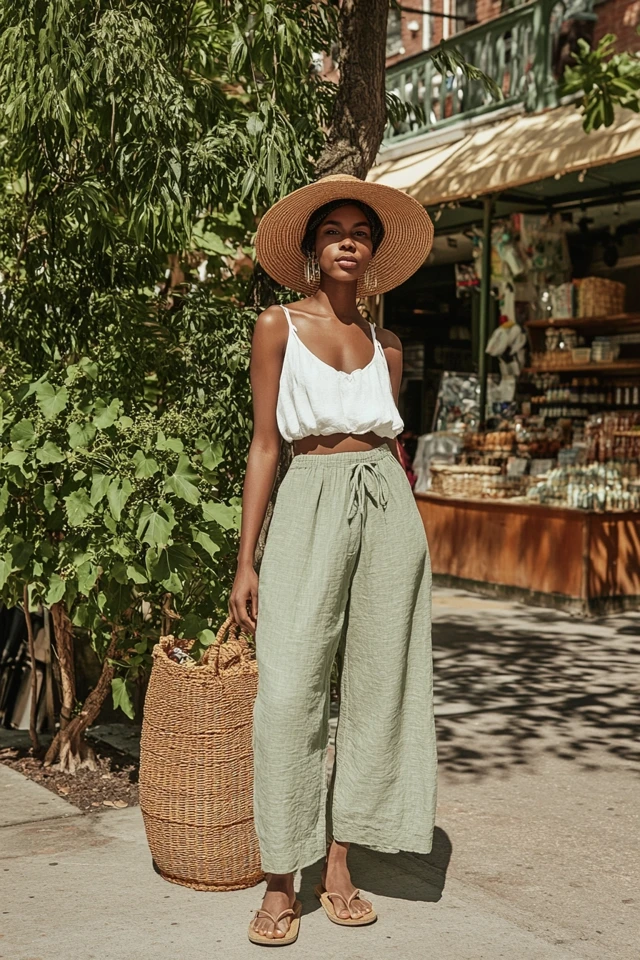 Flowy Wide-Leg Pants for Hot Humid Climates - photo 9