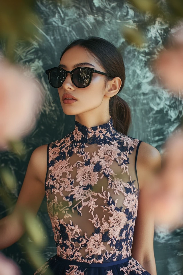 How to Style Dusky Rose and Navy Blue for Different Body Types - photo 9
