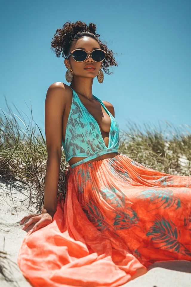 Aqua and Coral Beachwear Color Combinations You’ll Love - photo 9