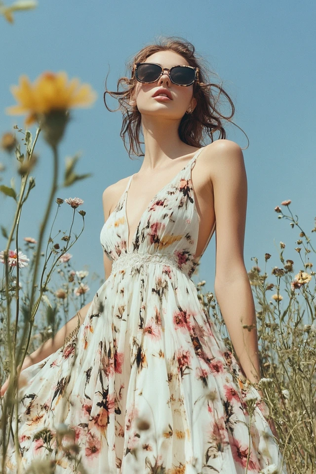 Flowy Floral Dresses for Spring Weddings - photo 9