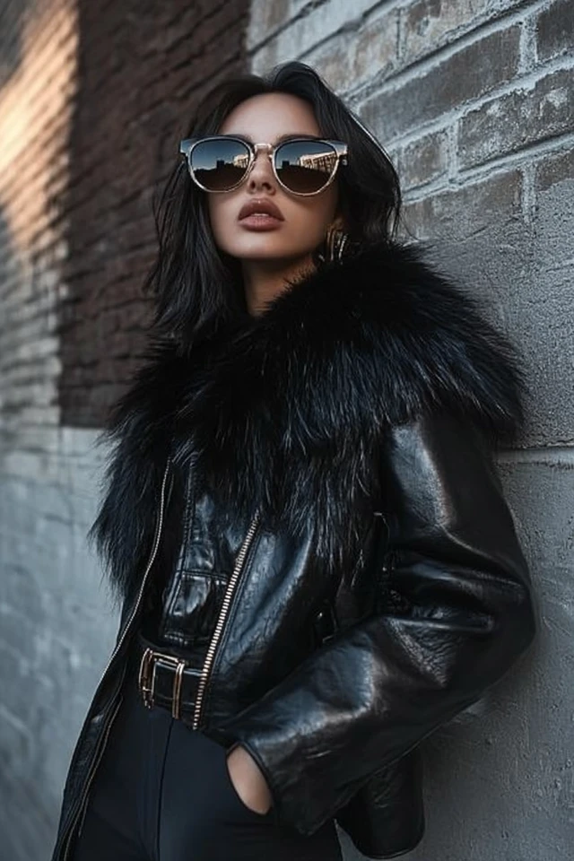 The Ultimate Guide to Leather and Faux Fur Pairings - photo 9