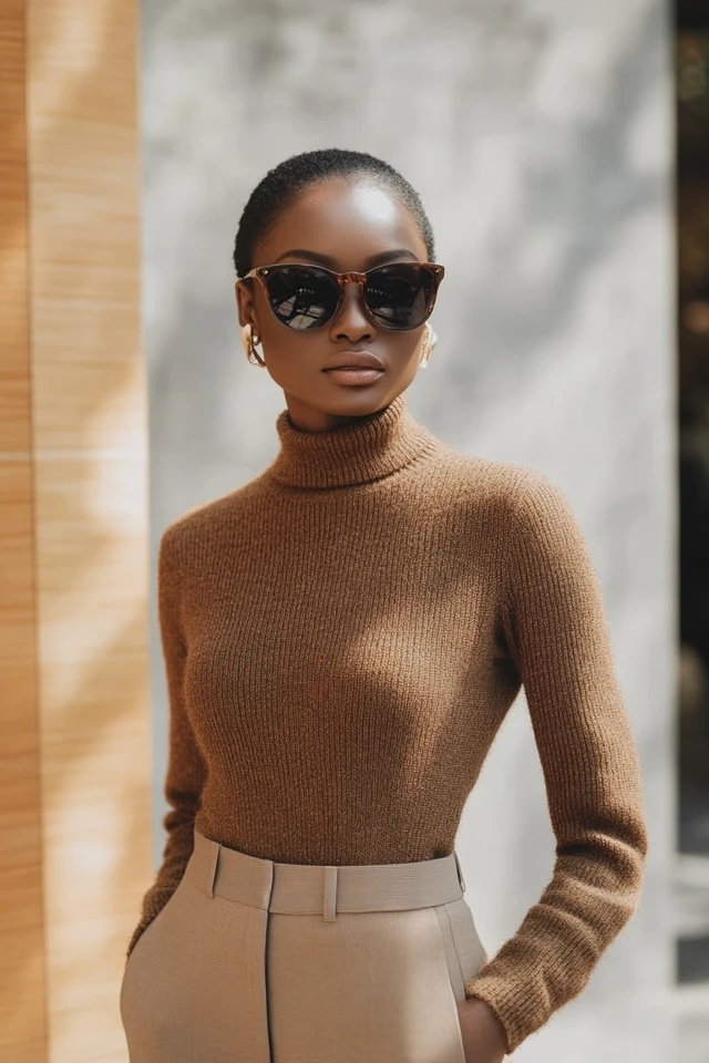 Sophisticated Knits in Earthy Hues for Fall Workwear - photo 9