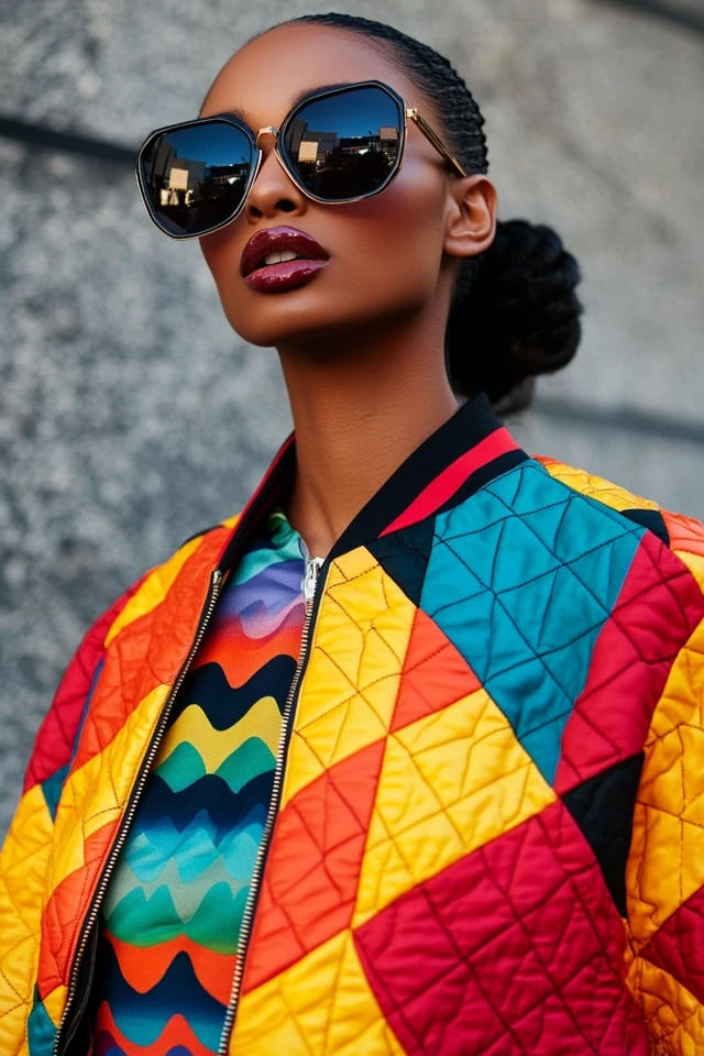 Quilted Jackets in Vibrant Colors for Winter Trends - photo 9