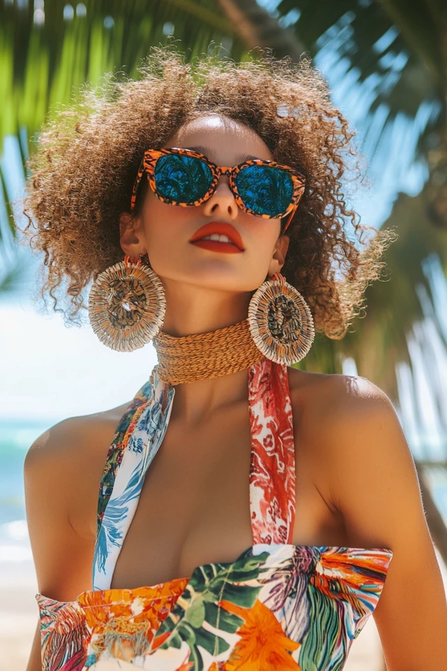Tropical Accessories for Summer Beach Looks - photo 9