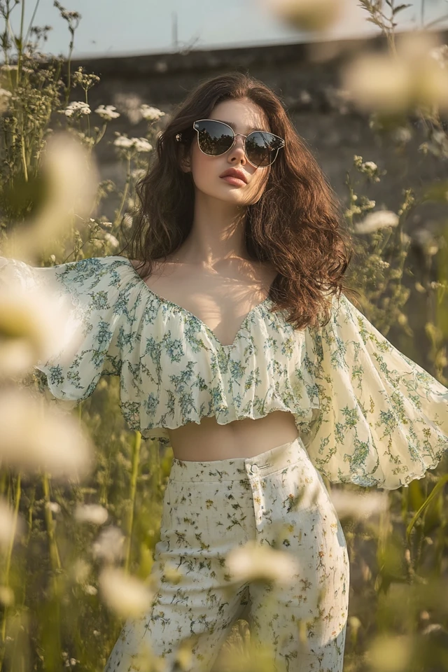 Bell Sleeve Tops for Romantic Outfits - photo 9