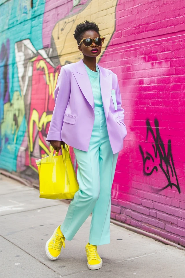 The Best Pastel and Neon Mixes for Street Style Outfits - photo 6