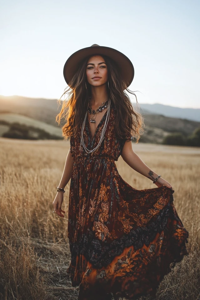 Flowy Bohemian Dresses for Summer Festivals - photo 6