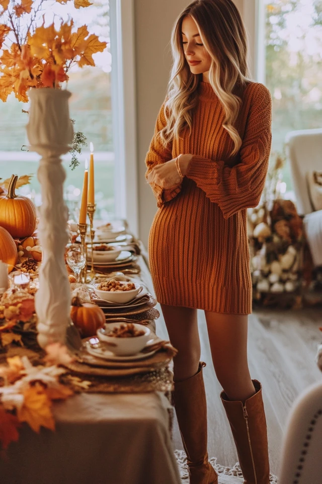 Chic Outfits for Thanksgiving Family Dinners - photo 6