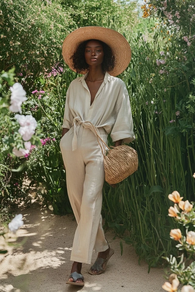 Breezy Linen and Cotton Looks for Spring Wardrobes - photo 6