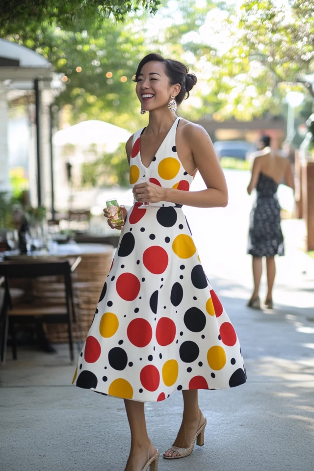 Bold Polka Dots in Summer Party Dresses: Making a Timeless Statement - photo 6