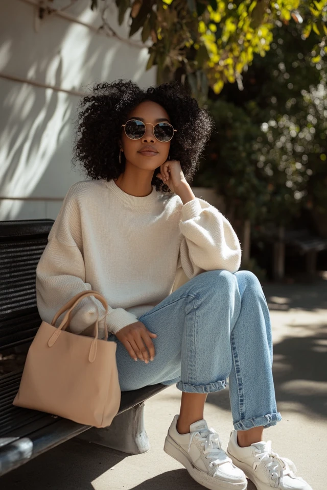 Simple Crew Neck Sweaters for Effortless Style - photo 2