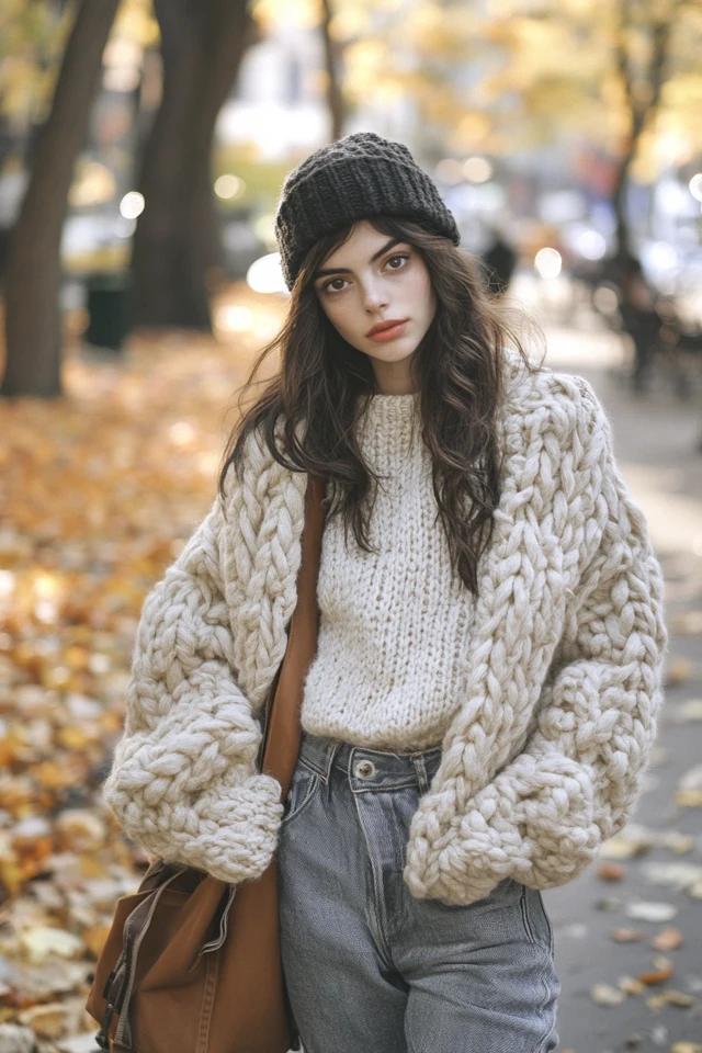 Chunky Knit Sweaters for Crisp Autumn Evenings - photo 6