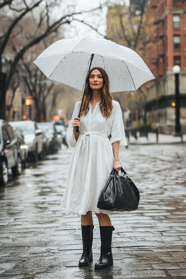 Relaxed Tunic Dresses for Warm Spring Showers - photo 6