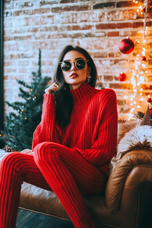 Stylish Matching Family Outfits for Holiday Photos - photo 5