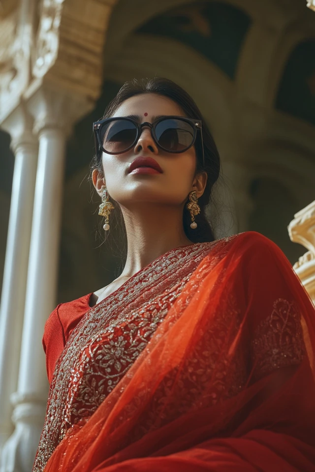 Bold Red Sarees for Cultural Weddings - photo 6