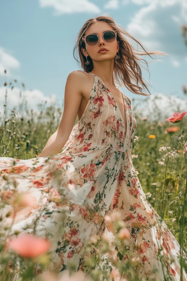 Flowy Floral Dresses for Spring Weddings - photo 6