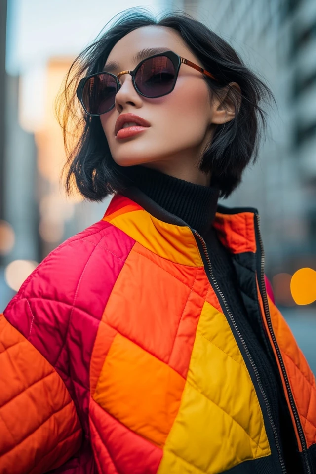 Quilted Jackets in Vibrant Colors for Winter Trends - photo 6