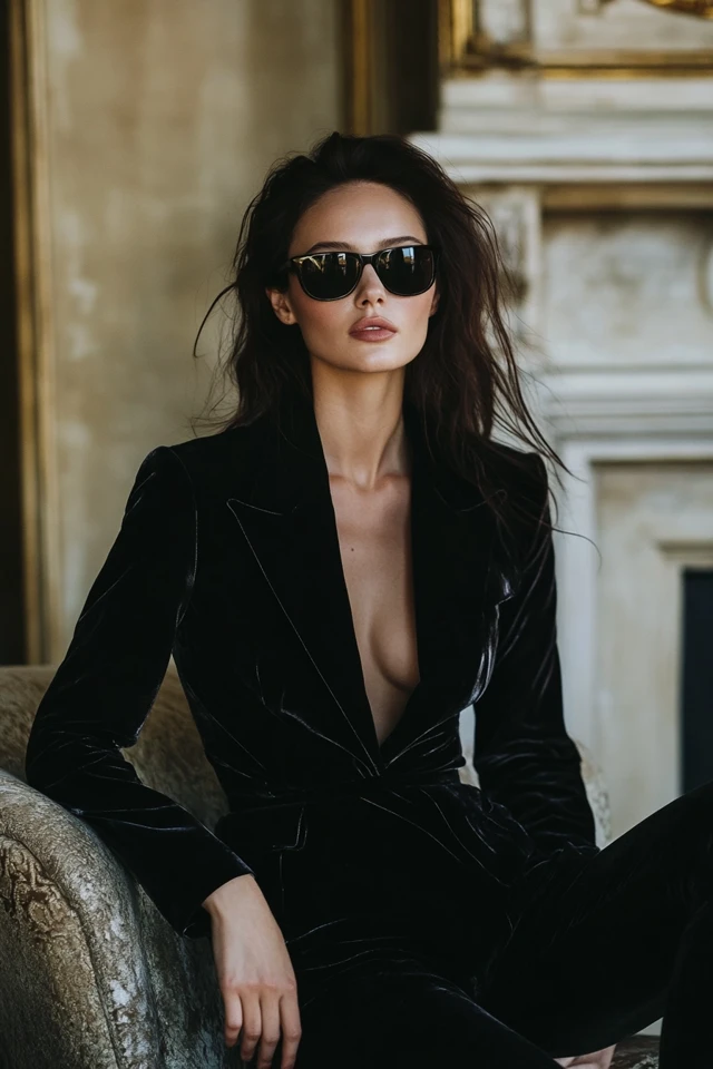 Luxe Velvet Pantsuits for Fall Evening Wear - photo 6