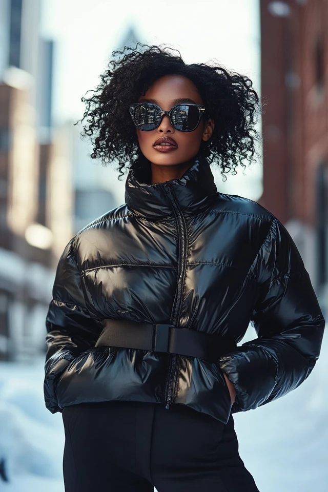 Puffer Jackets with a Twist: Belted and Fitted for Winter - photo 6