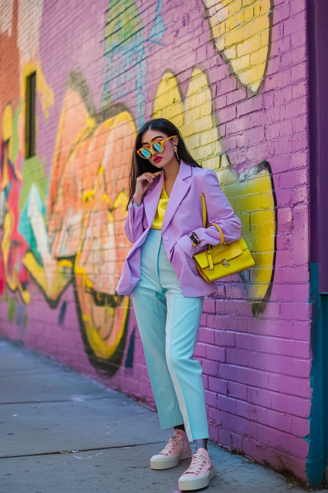The Best Pastel and Neon Mixes for Street Style Outfits - photo 10