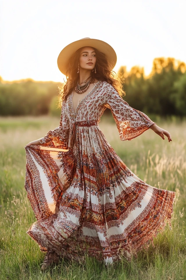Flowy Bohemian Dresses for Summer Festivals - photo 10