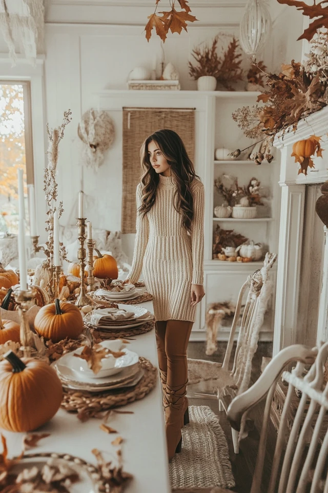 Chic Outfits for Thanksgiving Family Dinners - photo 10