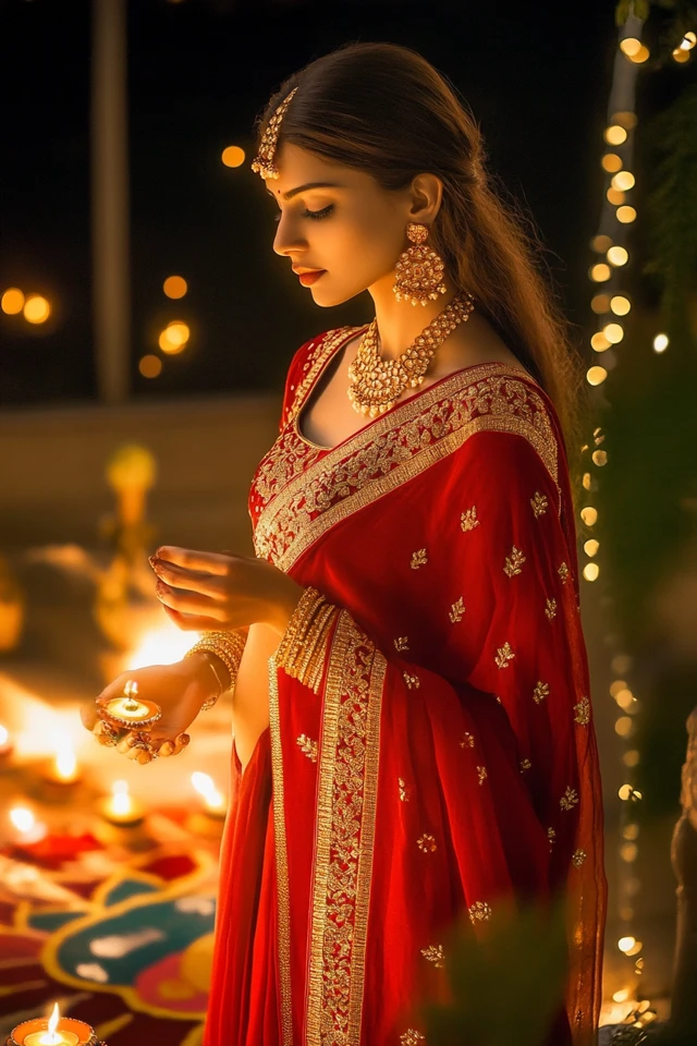 Embellished Sarees for Diwali Celebrations - photo 10