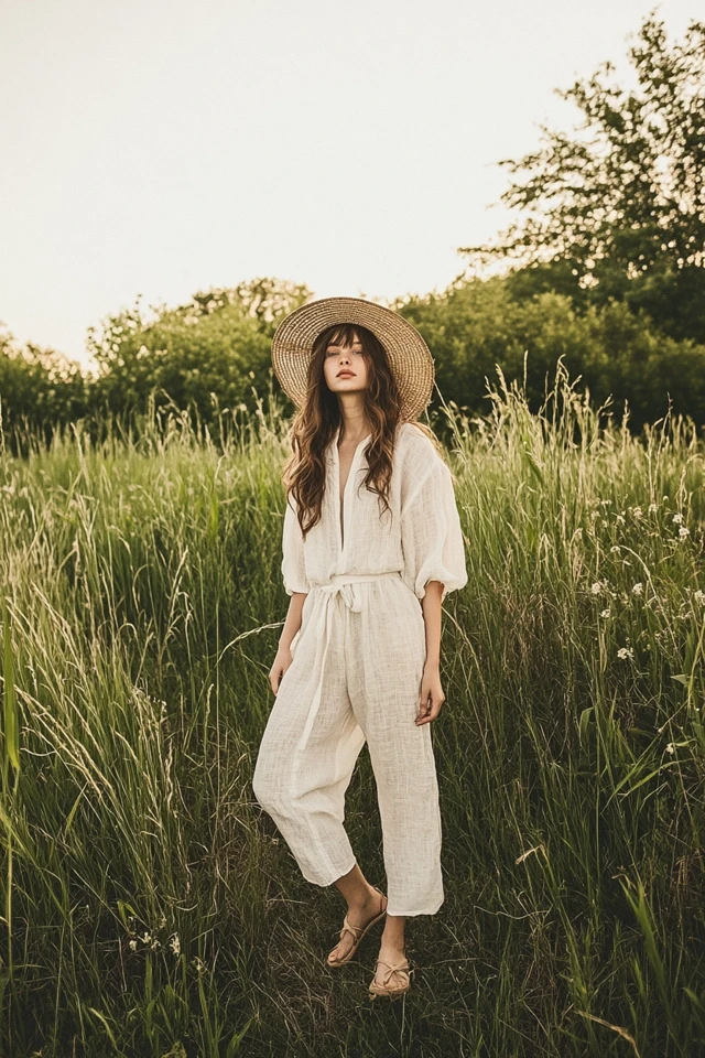 Rustic Linen and Cotton Outfits for Summer Comfort - photo 10