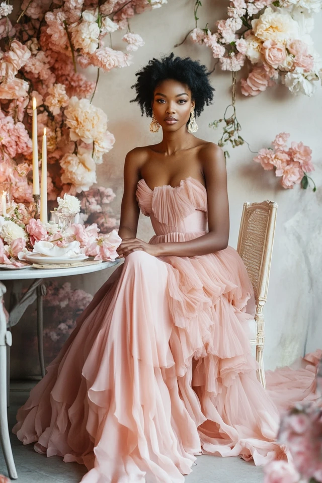 Romantic Pink Dresses for Valentine’s Day Dinners - photo 2